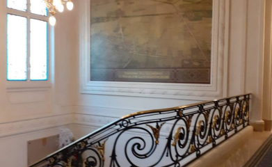 Escalier d'honneur hôtel de ville de Clichy image 4