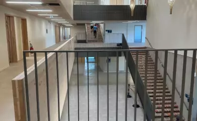 Travaux peinture intérieurs collège Marie-José Pérec Osny image 3