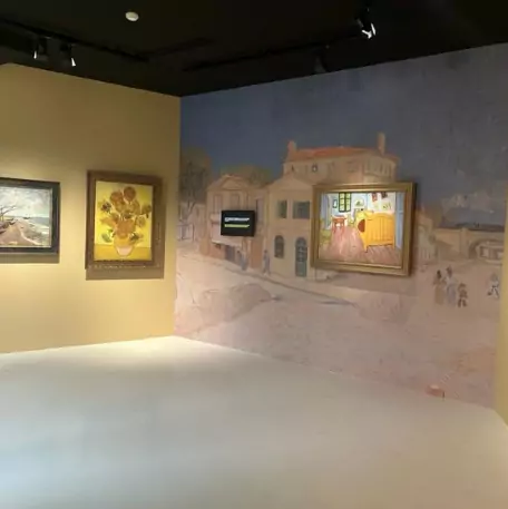 Peinture intérieure musée auvers sur-oise