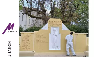 Restauration du monument aux morts de Beauchamp image 2